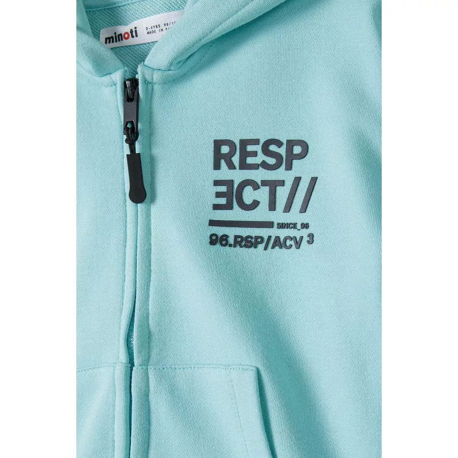 MINOTI Sweatjacke RESPECT Mintgrün