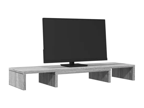 Support de moniteur élévateur réglable sonoma gris