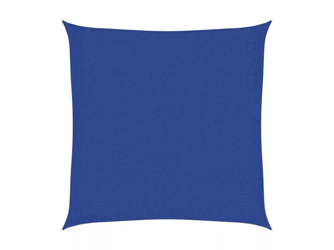 Voile d'ombrage 160 g/m² Bleu 2,5x2,5 m PEHD