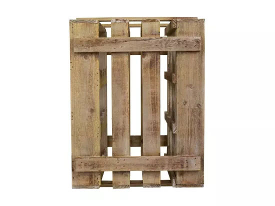 Tiroir casier à vin en bois marron 33x32,5x43h