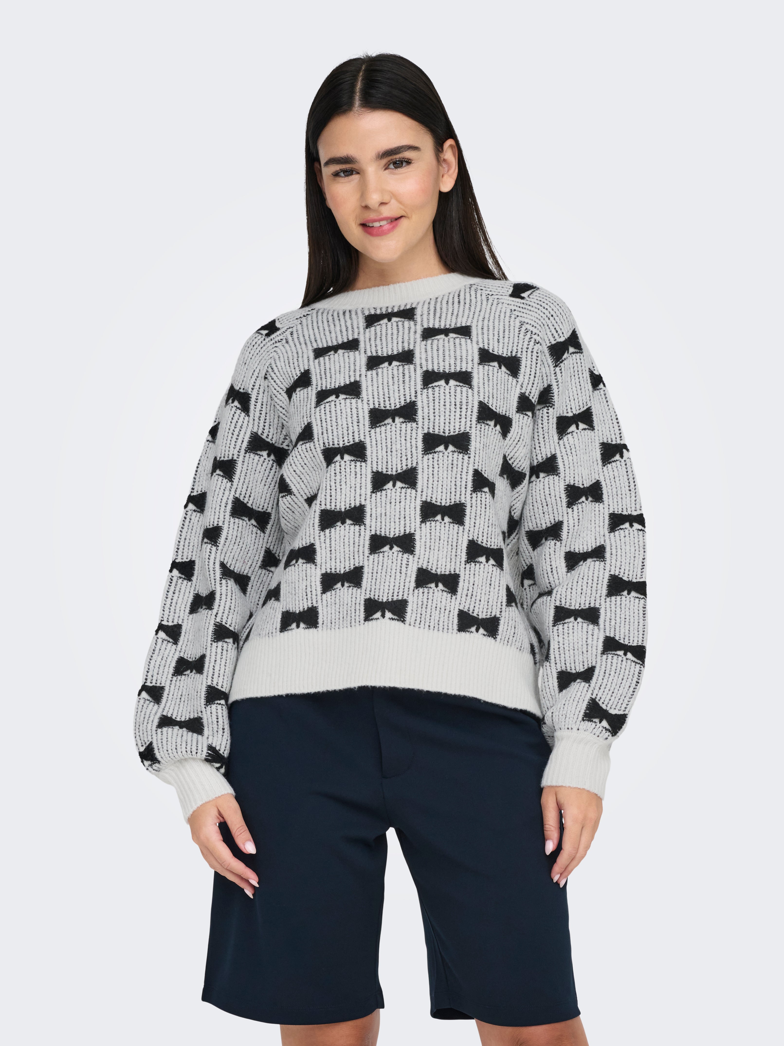 ONLCLARA Strickpullover Cloud Dancer