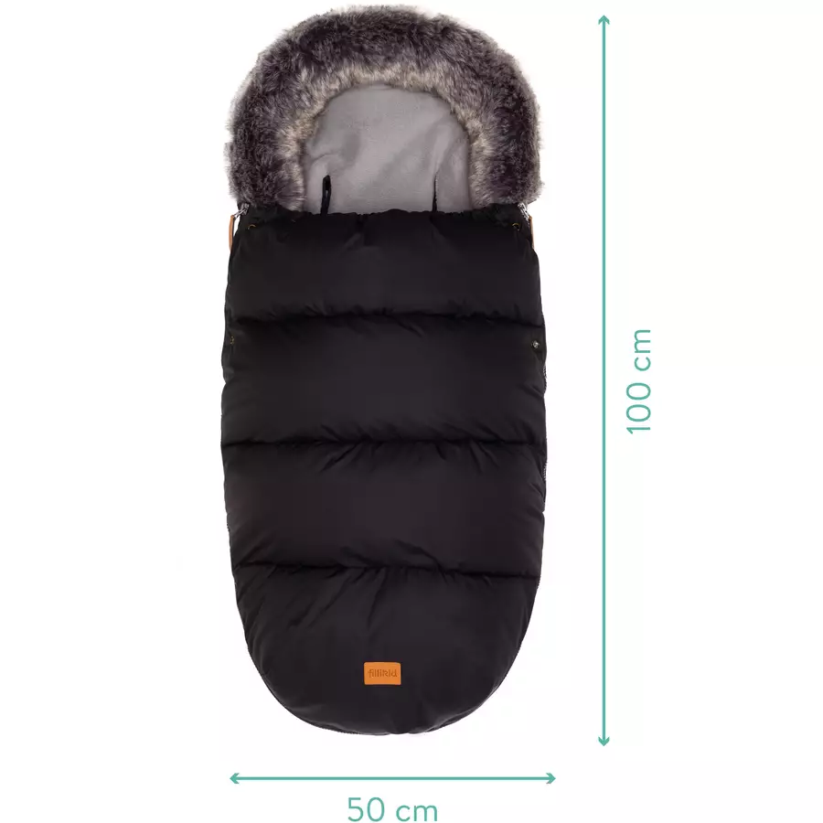 fillikid Winterfußsack Manaslu Schwarz