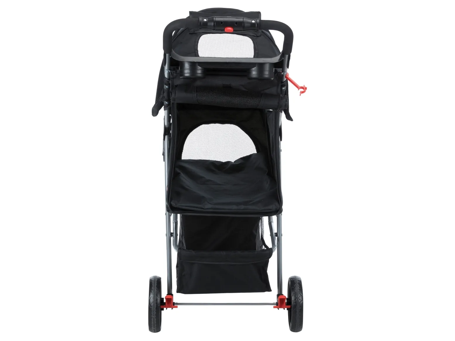Trixie Buggy, 47 × 100 × 80 cm, black