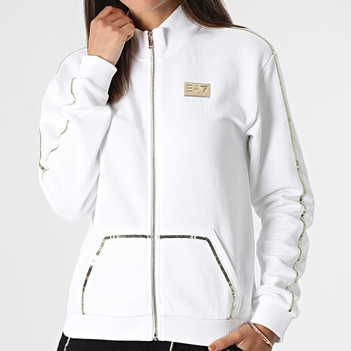 Ensemble De Survetement Femme 3LTV64-TJ2PZ Noir Blanc Doré