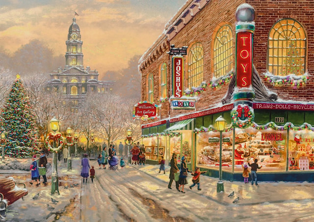 A Christmas wish Thomas Kinkade Puslespill 1000 brikker Schmidt