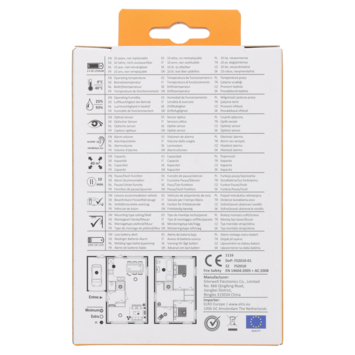 Elro FS2010-2 optische rookmelder inclusief 10 jaar lithium batterij DUO-pack