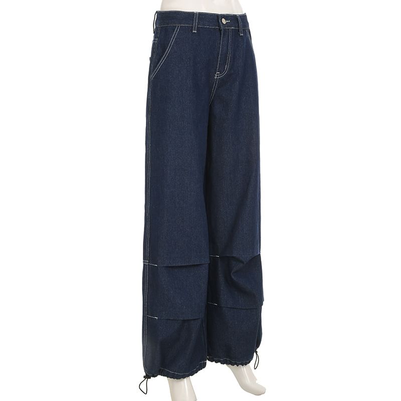BrickBlack - Lage taille wijde baggy jeans