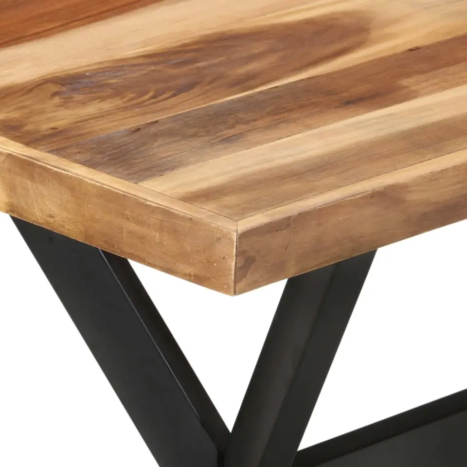 vidaXL - Eettafel - Bruin - Hout - 120 x 60 x 75 cm