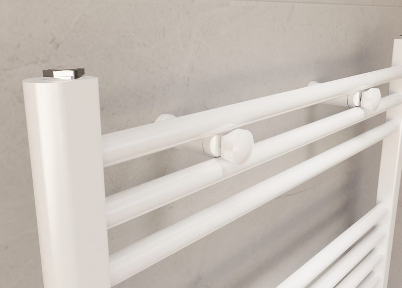 Guido Gusto - Designradiator Sofia - Mat Wit - 115x60cm - 536W - Midden Aansluiting