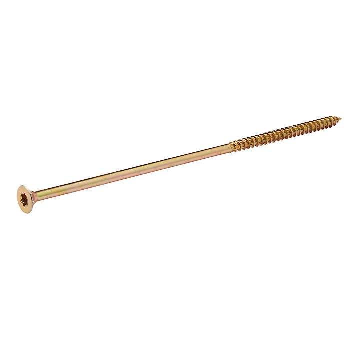 Vis à bois Turbodrive Premium torx zinguée jaune 6x180 mm - 100 pièces