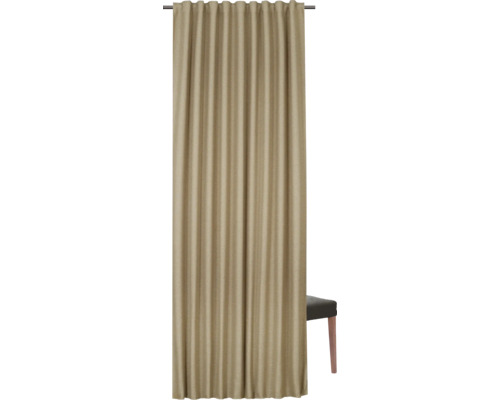 Gordijn met universele band, taupe, 140x280 cm
