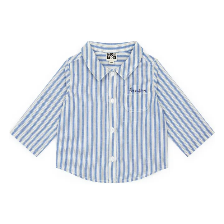 Bonton Chemise Pan Rayée | Bleu