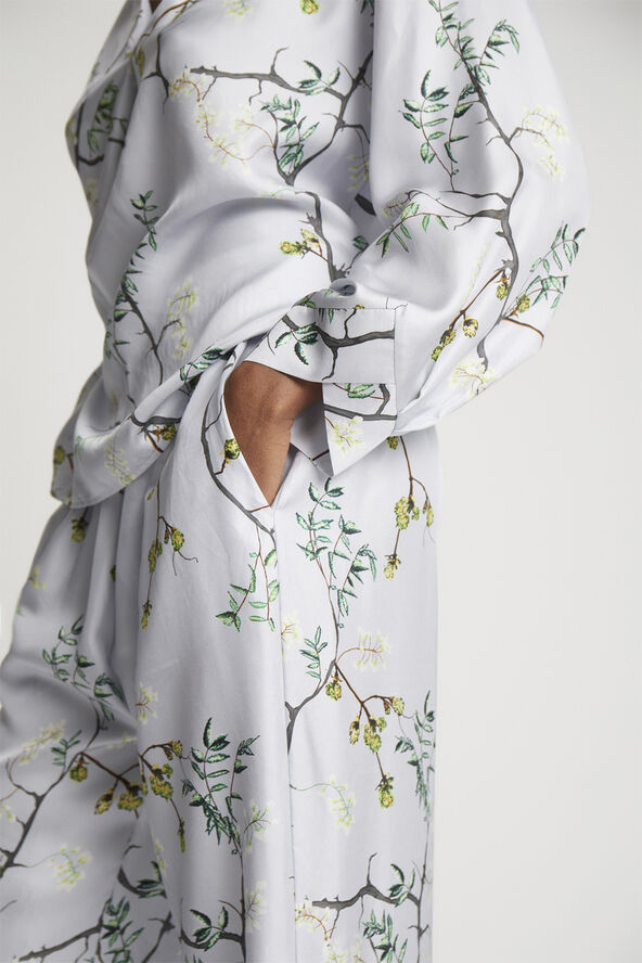 MUNTHE LHO Silk Blouse Dust green
