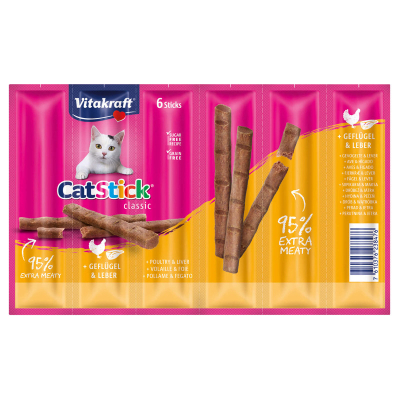 Vitakraft Cat Stick mini 6er Geflügel & Leber