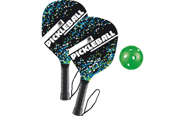 sunflex sport Pickle Ball Schlägerset 2 teilig inklusive Ball und Aufbewahrungstasche