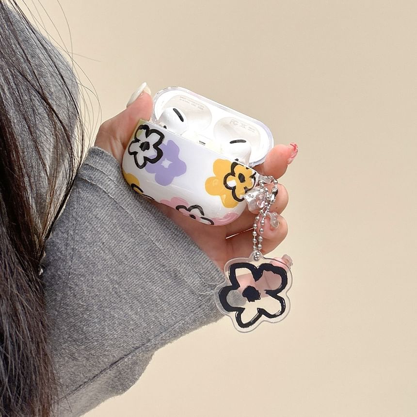 Vachie - Floral AirPods / Pro oortelefoonhoesje