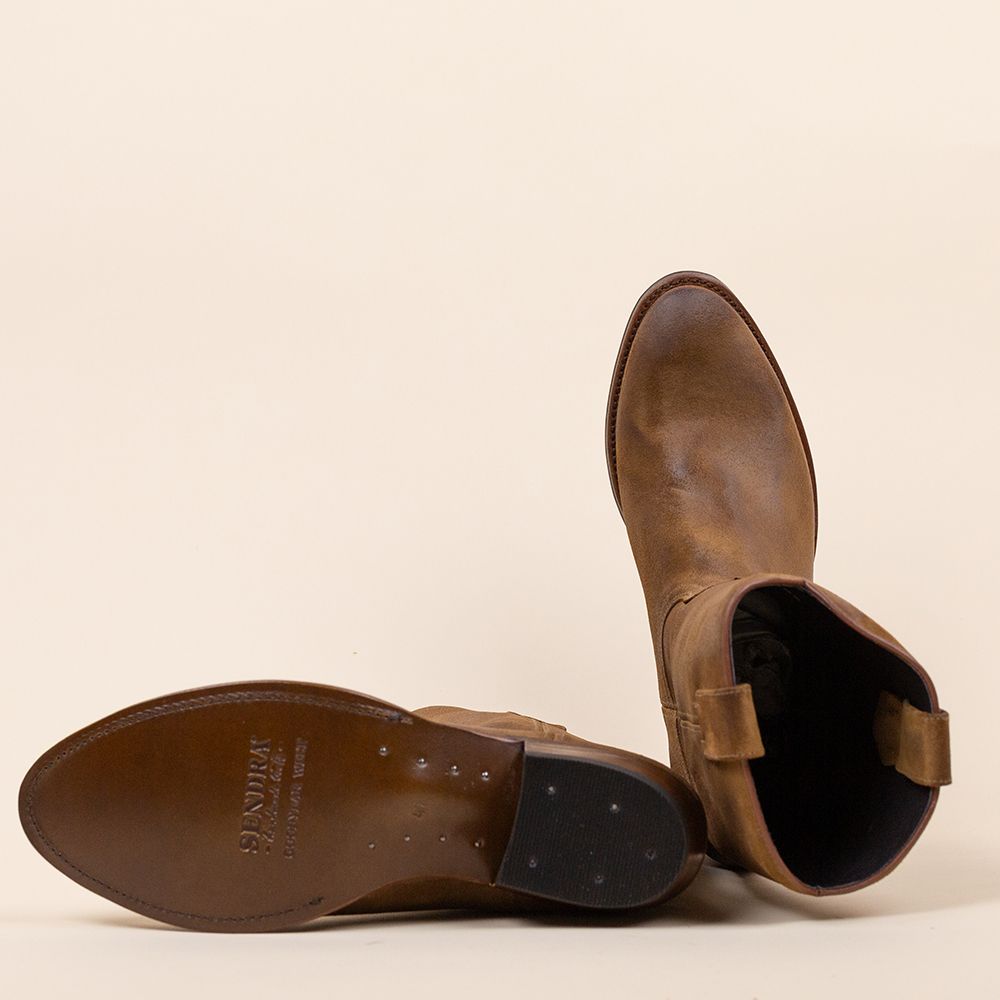 Sendra heren cowboyboots 2307 voley marron