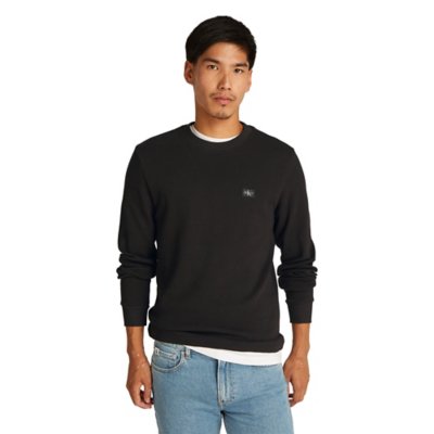 Tee-shirt à manches longues homme Woven Label Waffle CALVIN KLEIN