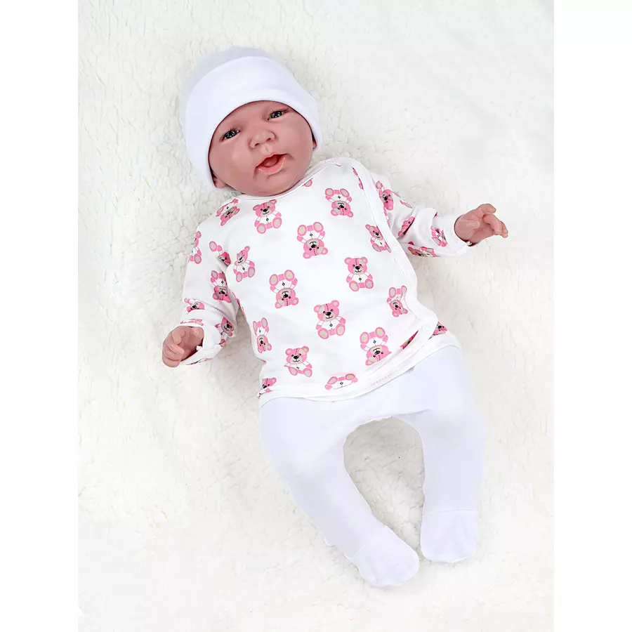 TupTam Baby Mädchen Wickelshirt Langarm 5er Set rosaweiß