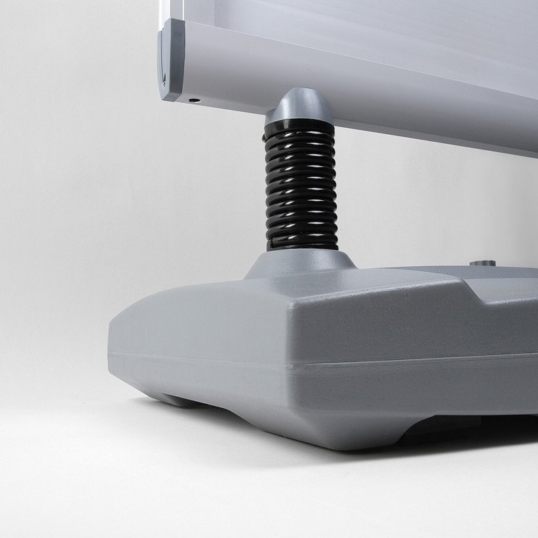 Présentoir extérieur Windtalker® Excel avec base plastique 70 x 100 cm