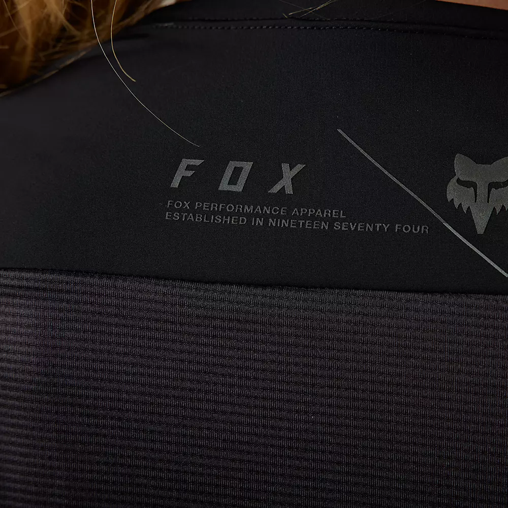 FOX Flexair Ascent Langærmet Undertrøje Til Kvinder Sort