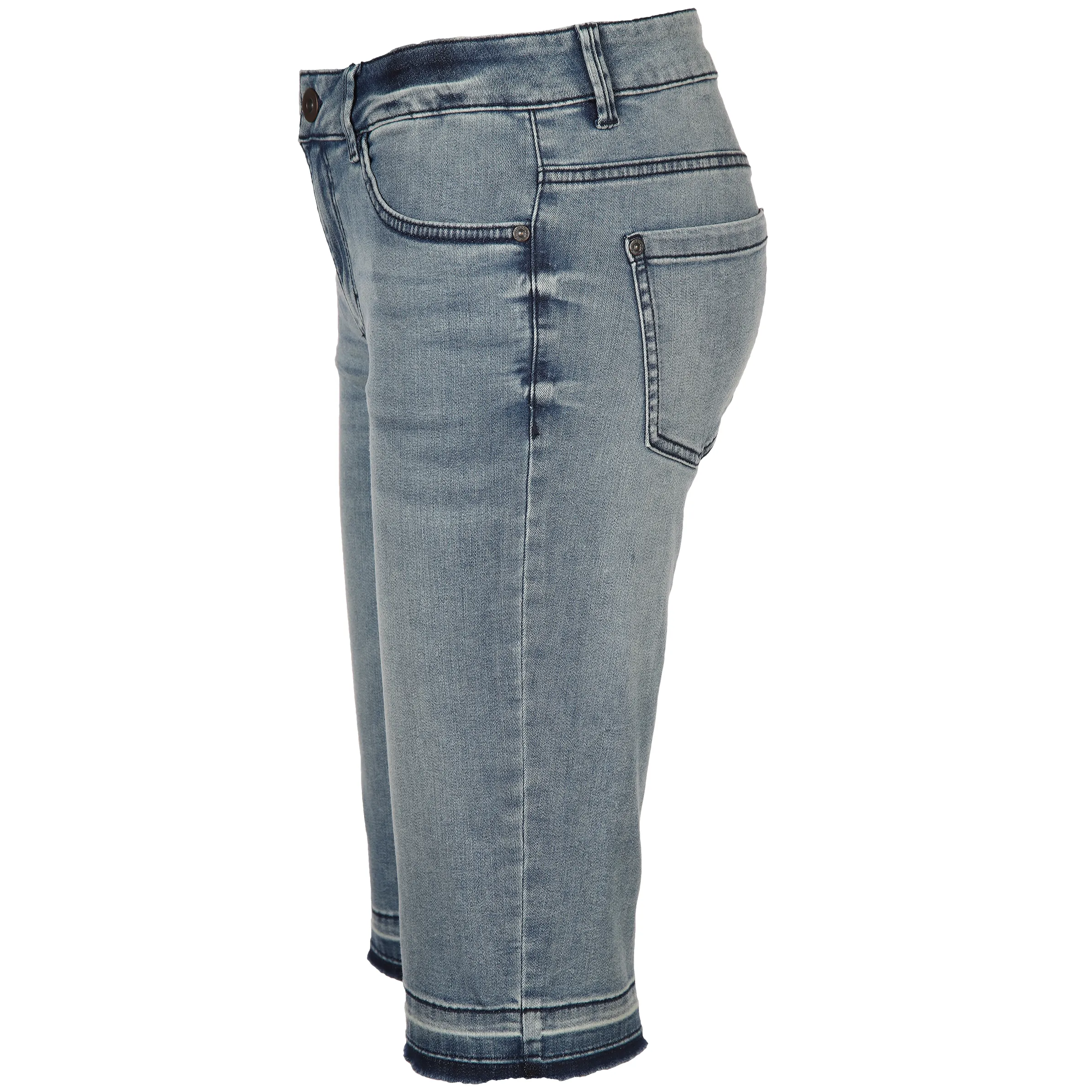 Damen Bermuda mit Saumkante