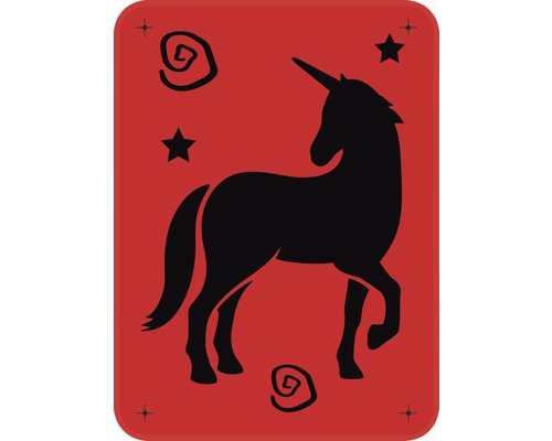 Eenhoorn decoratief sjabloon 43 x 56 cm