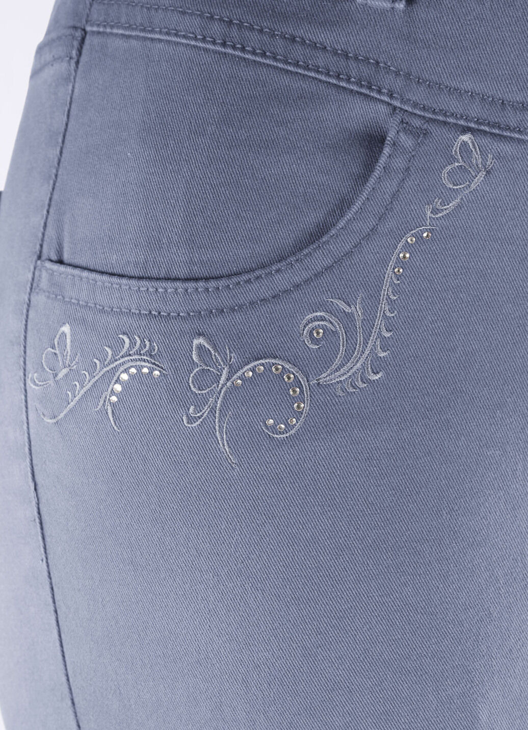 Hose mit funkelnden Glitzersteinchen