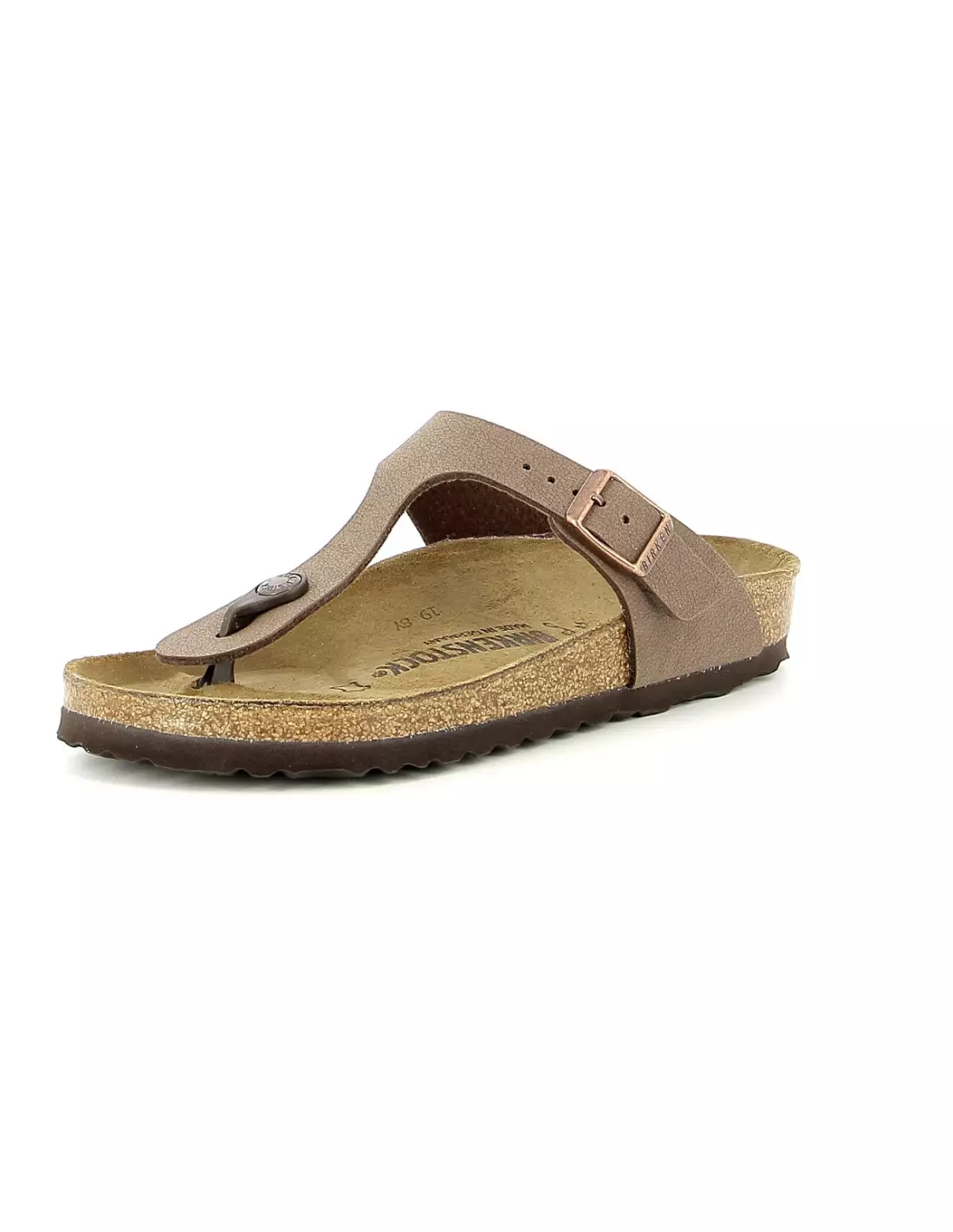 GIZEH Birko-Flor - Sandales & nu-pieds Moka