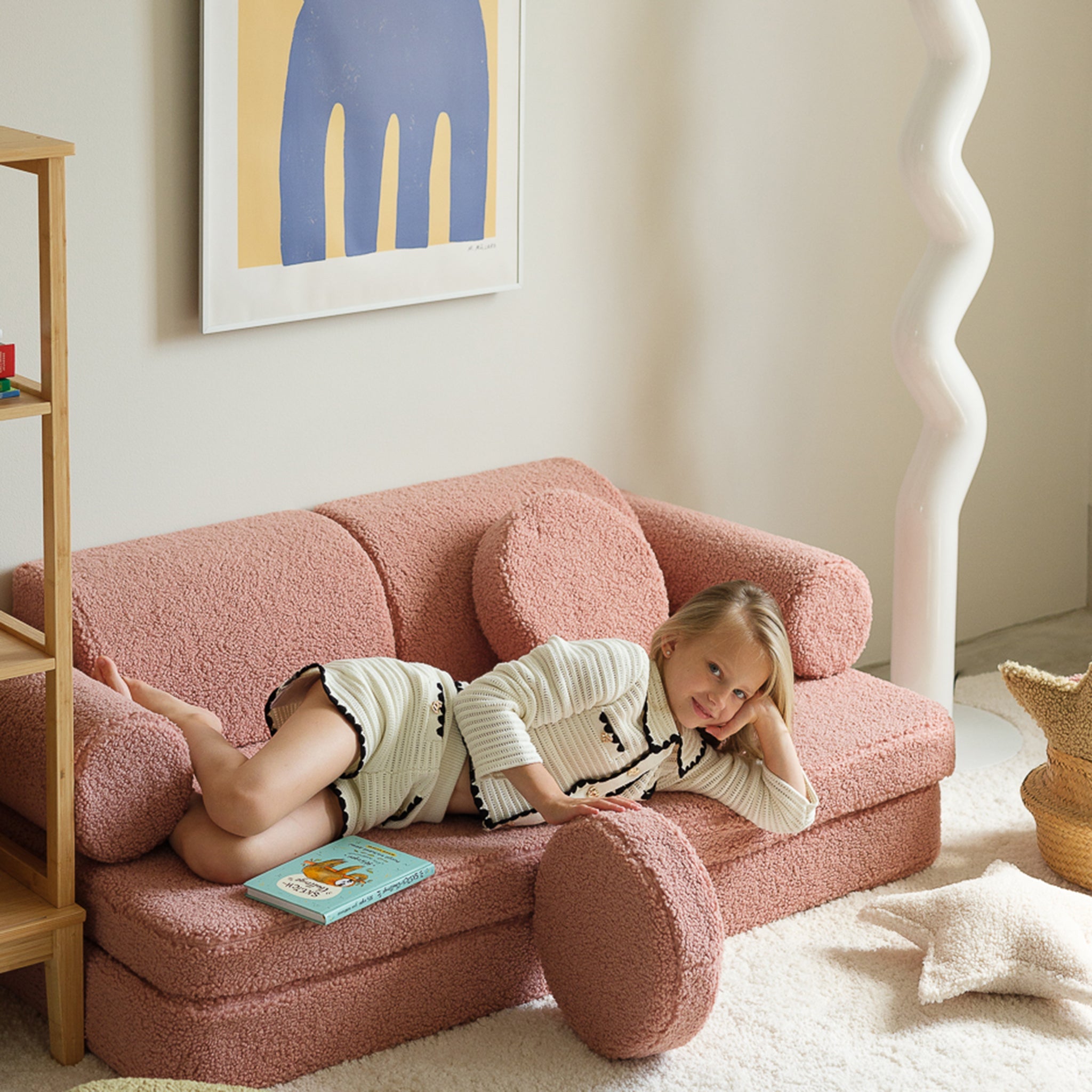 Wigiwama Sofa Settee Guava Pink
