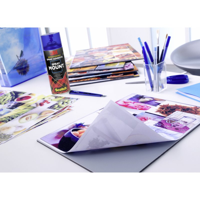 Colle en spray 3M repositionnable 400 ml