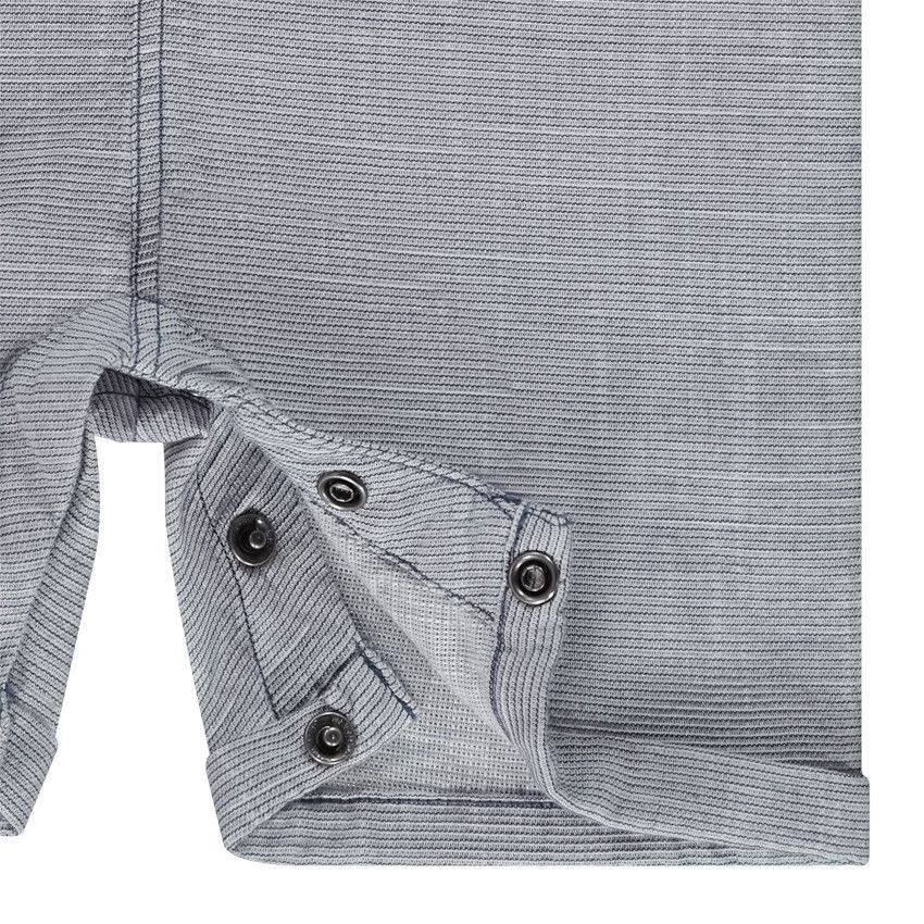 Ensemble 2 pièces t-shirt en nid d'abeille pour bébé garçon - Blanc
