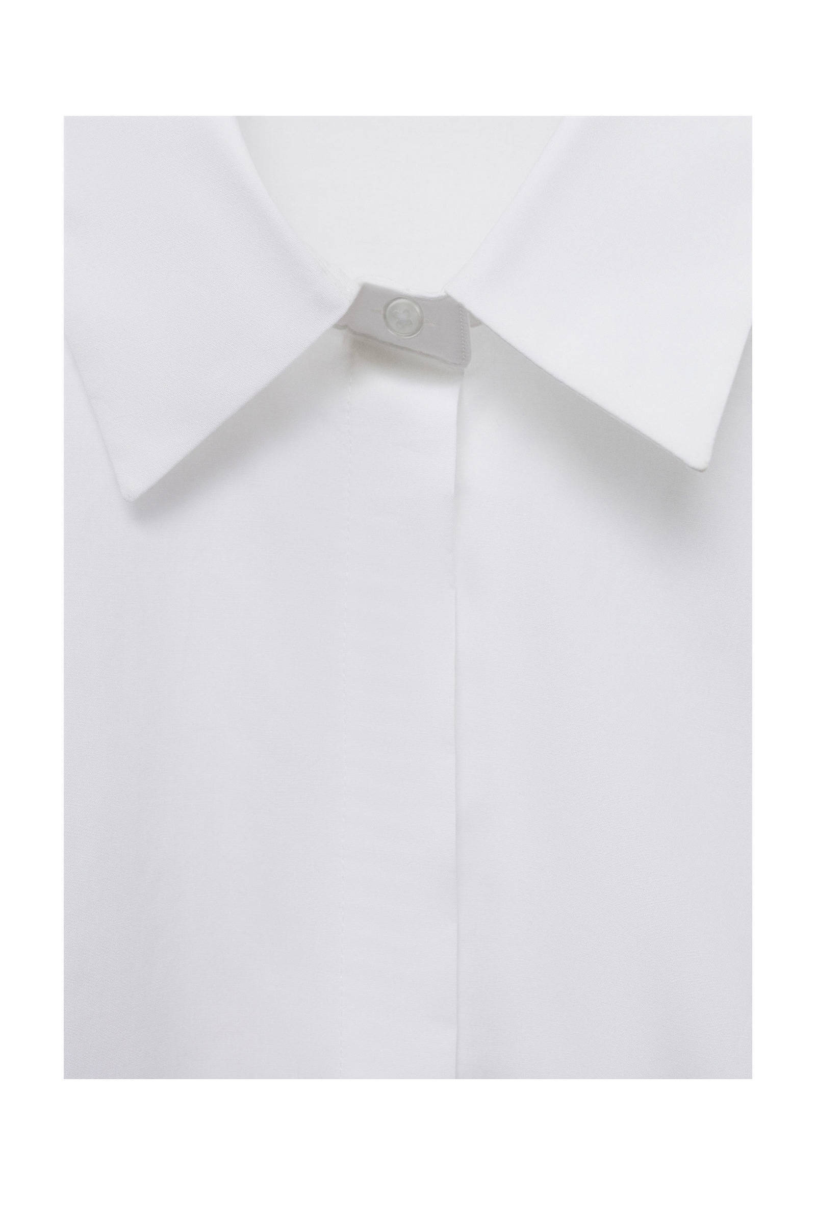 Mango basis blouse wit