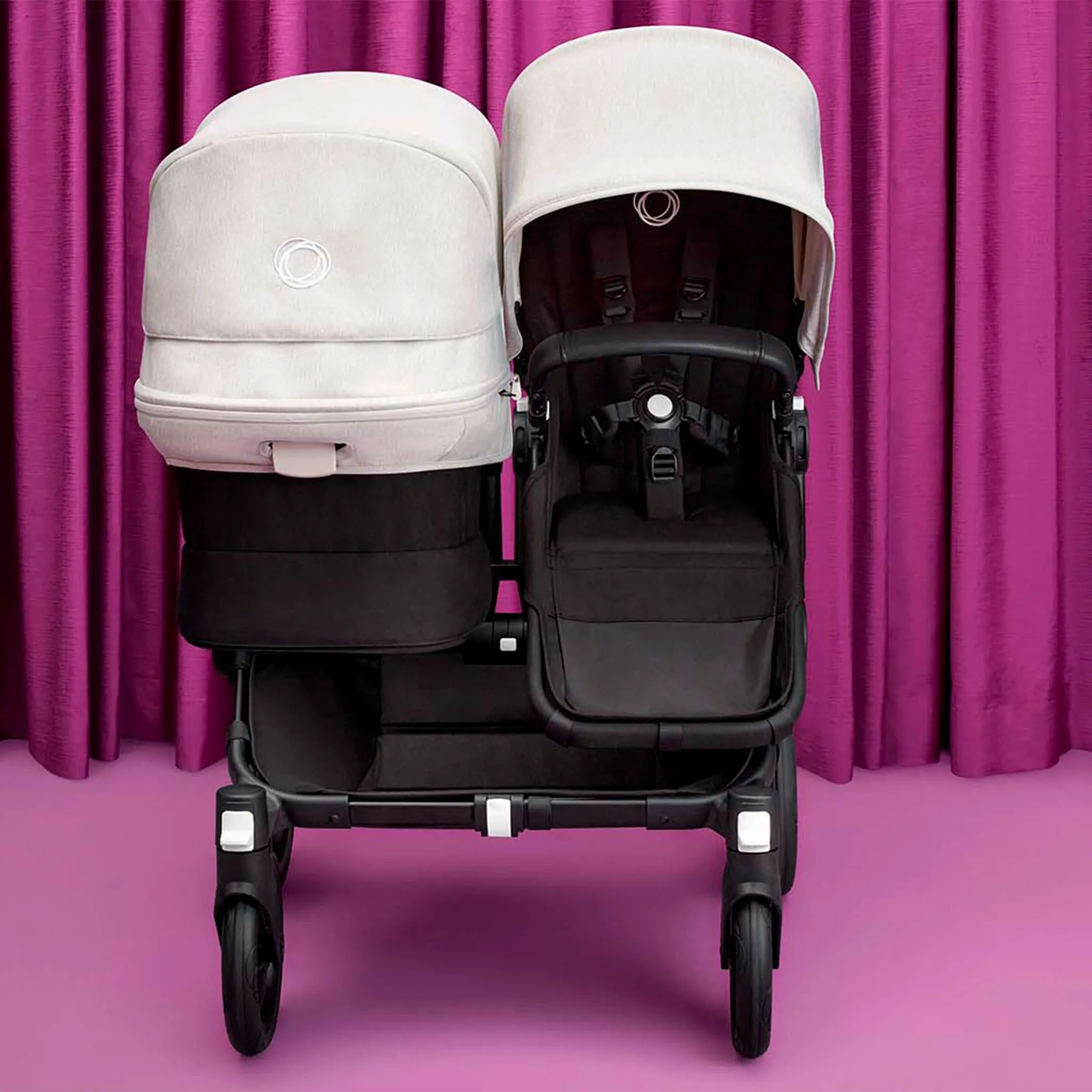 Bugaboo Poussette Donkey5 Mono - Noir Noir  Blanc