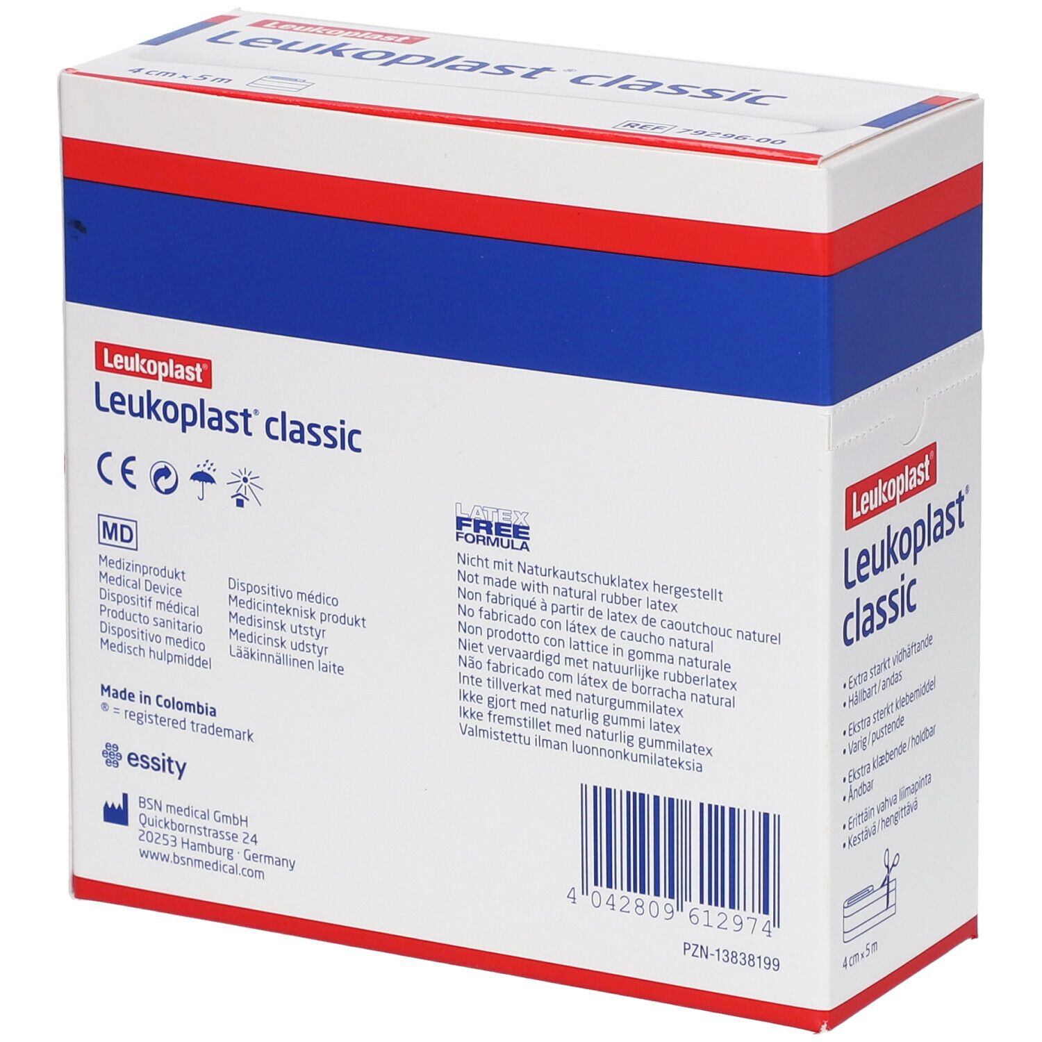 Leukoplast® Classic Pflaster 4 cm x 5 m Rolle