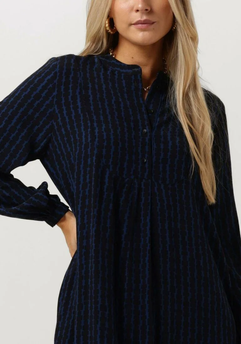BY-BAR zwarte by-bar mini jurk jennie groove dress