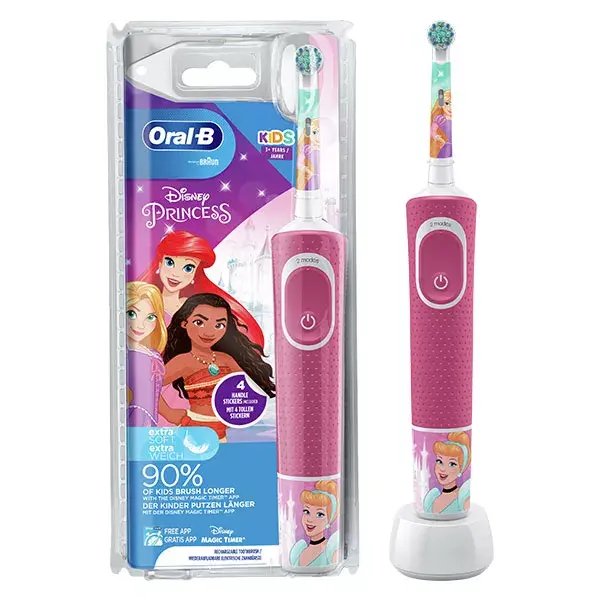 Escova de dentes elétrica Oral-B Kids Princess +3 anos
