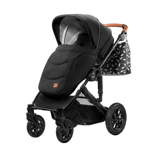 Kinderkraft Combi 3 in 1 Prime Zwart Inclusief Autostoel en Mommy Bag