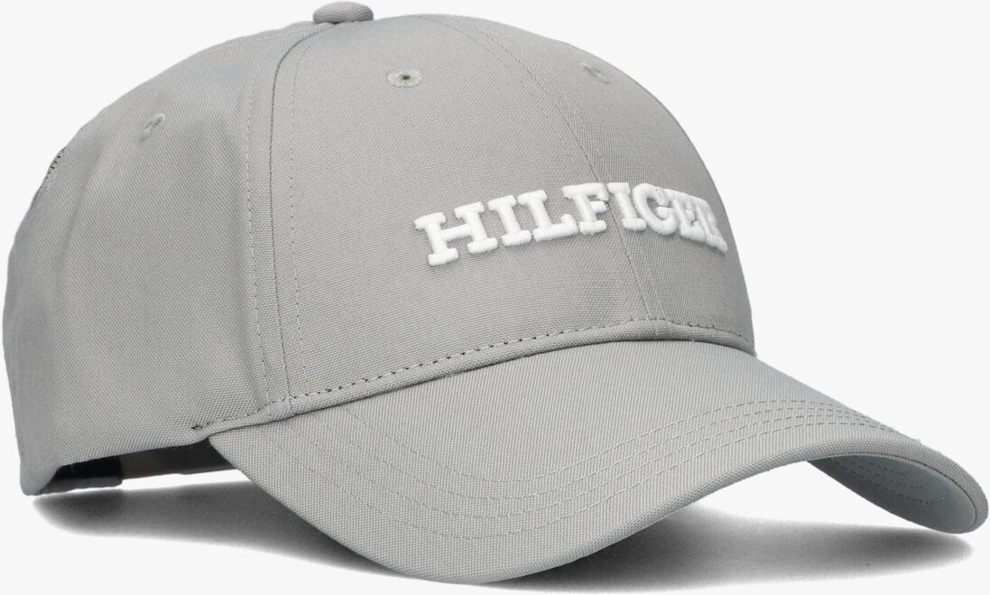 TOMMY HILFIGER grijze tommy hilfiger pet th monotype canvas 6 panel cap