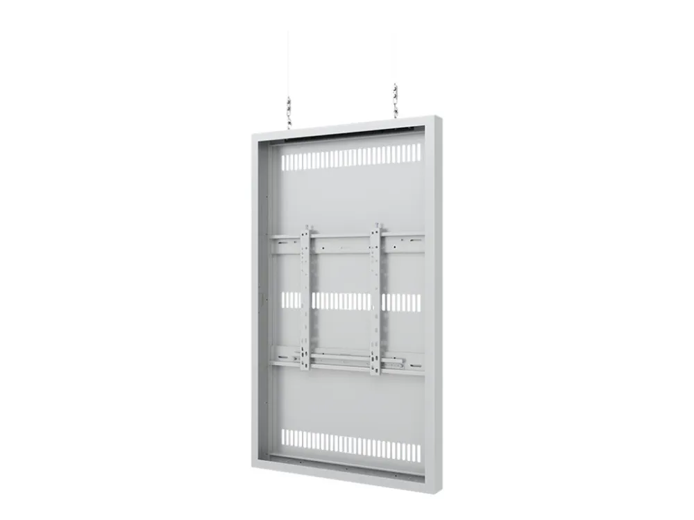Multibrackets M Pro Series - Indelukke - for digitalt skiltepanel - ledning, medium - stål - hvid - skærmstørrelse: 55