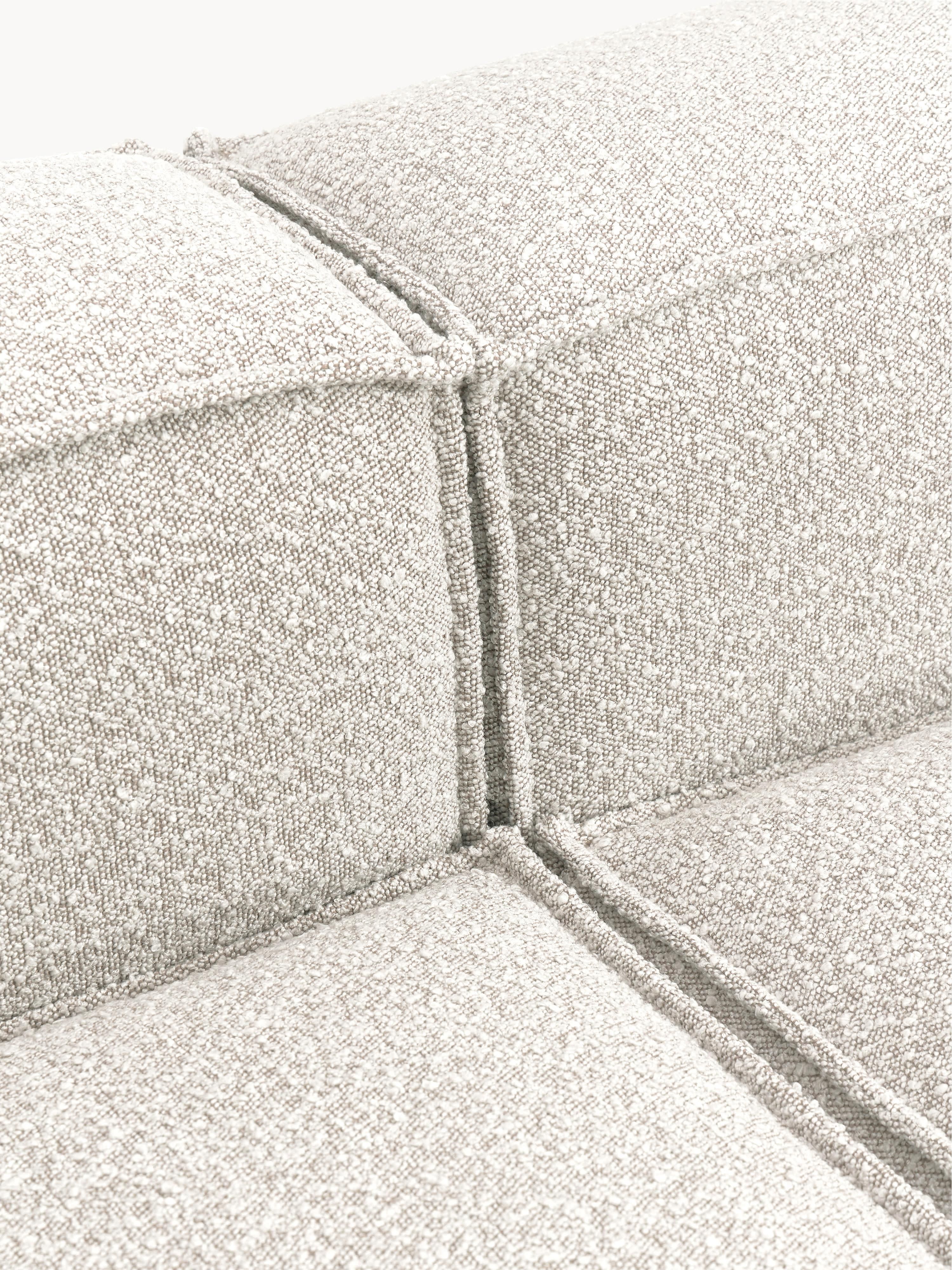 Bouclé modulaire hoekbank Lennon (2-zits)