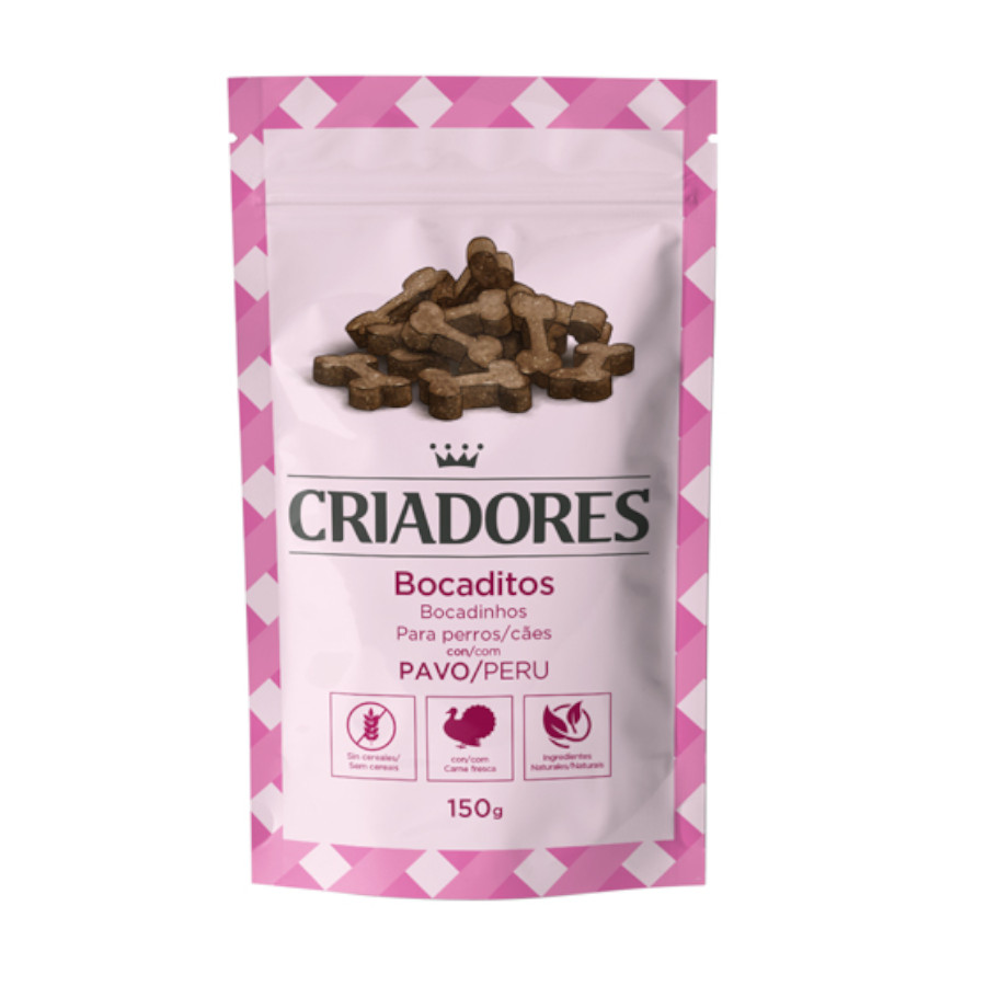 Biscoitos de peru para cães da marca Breeders