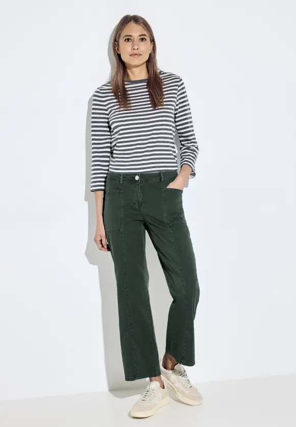 Loose Fit Twill Hose - strong khaki