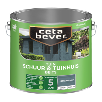 CetaBever Schuur & Tuinhuis dekkend hemelsblauw 2,5 L