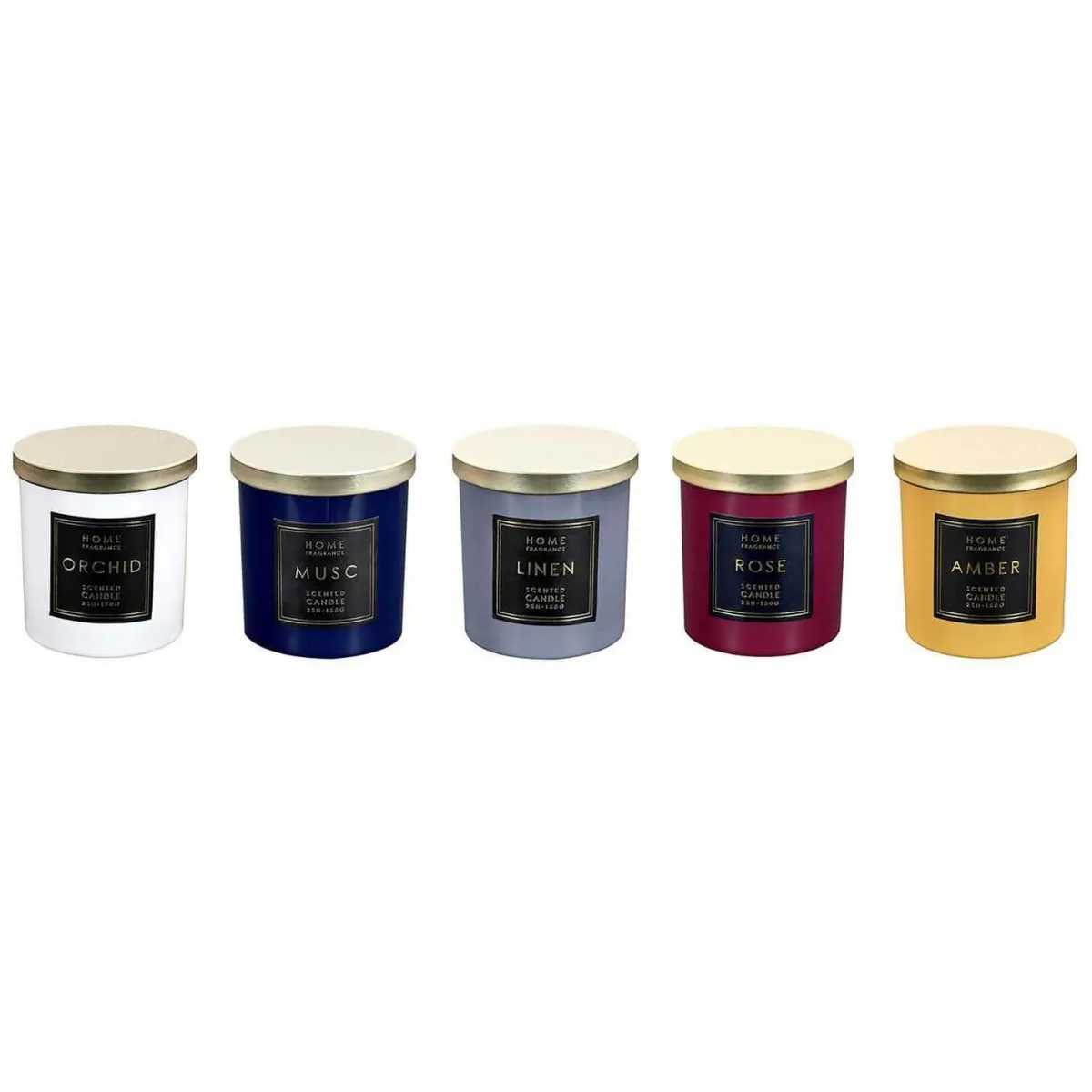 The Home Deco Factory Home Deco Factory Bougie Parfumée Metal (x5)