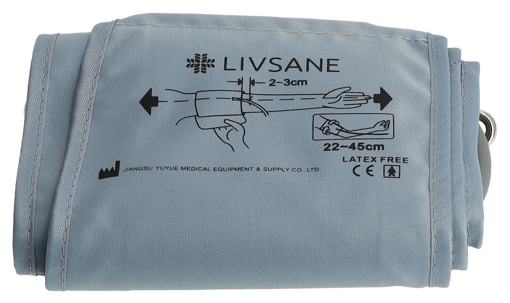 LIVSANE Manschette XL 22-45cm zu Blutdruckmessgerät YE650A 1 Stk