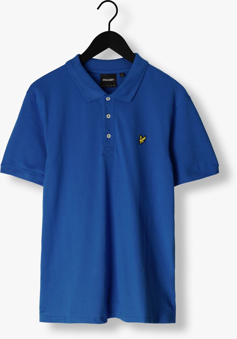 LYLE & SCOTT blauwe lyle & scott polo plain polo shirt