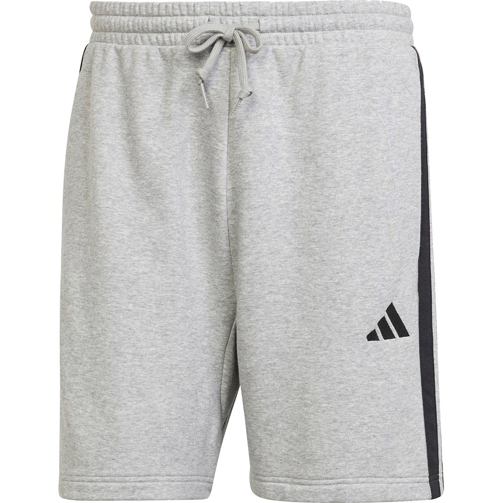 adidas Essentials 3-Streifen French Terry Shorts Herren medium grey heather