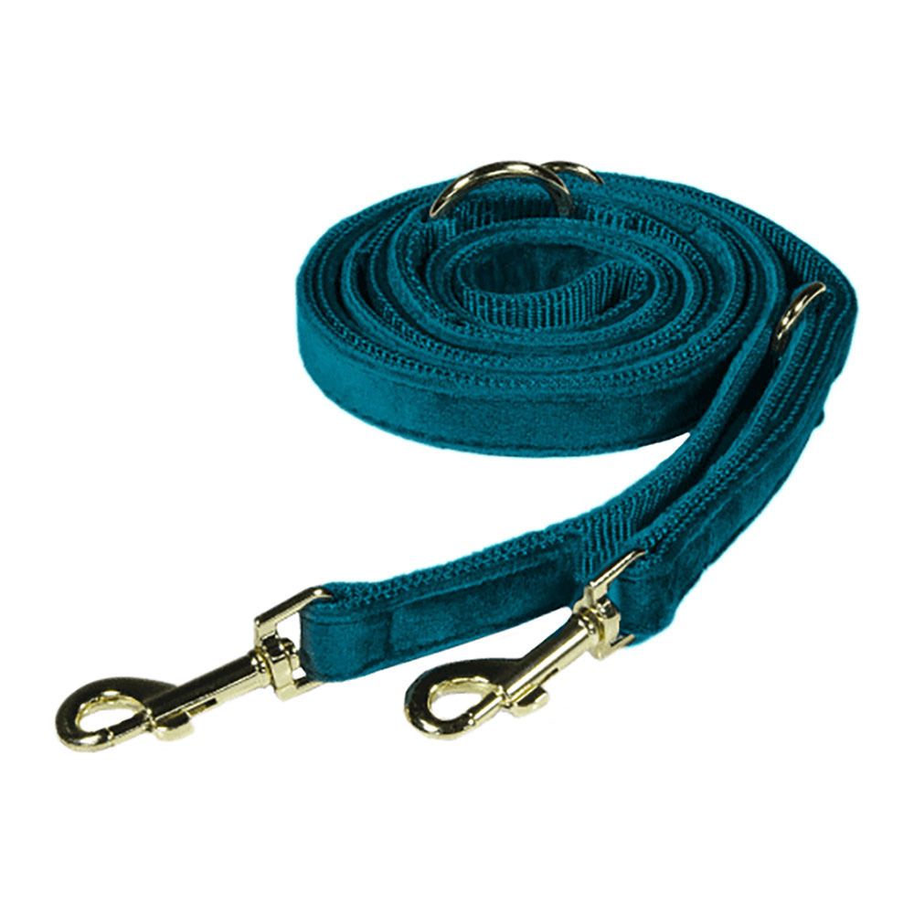 Kentucky VELVET - Laisse pour chien emerald