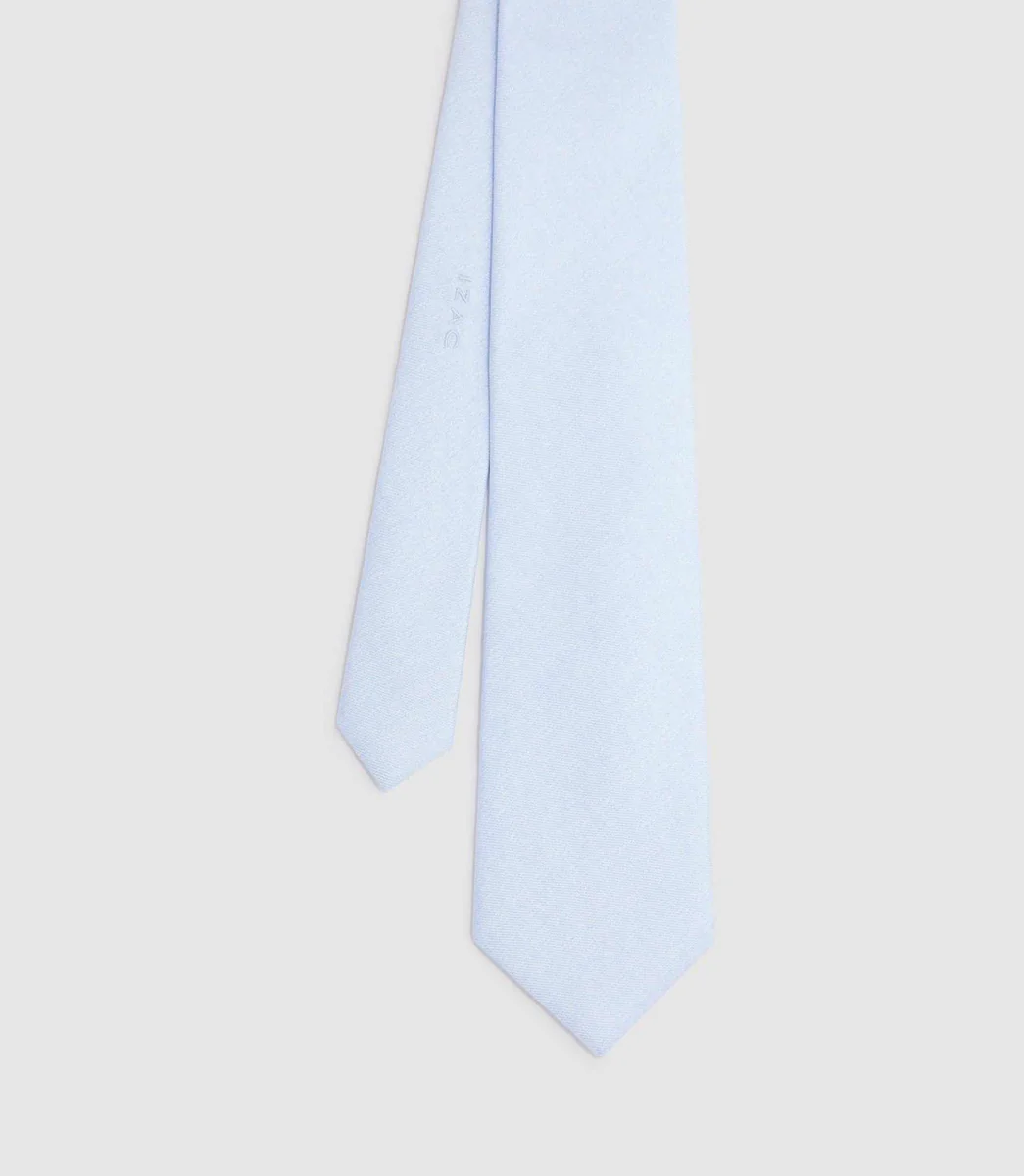 Cravate 8cm bleu ciel 